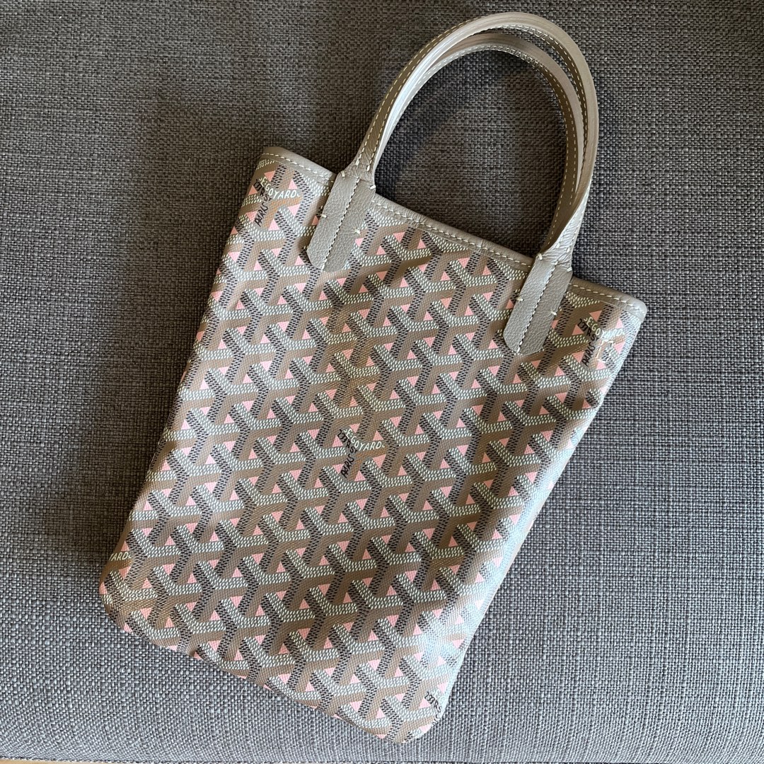 Goyard Poitiers Claire-Voie Bag 粉紅限量pink limited edition 100%new , 名牌,  手袋及銀包- Carousell