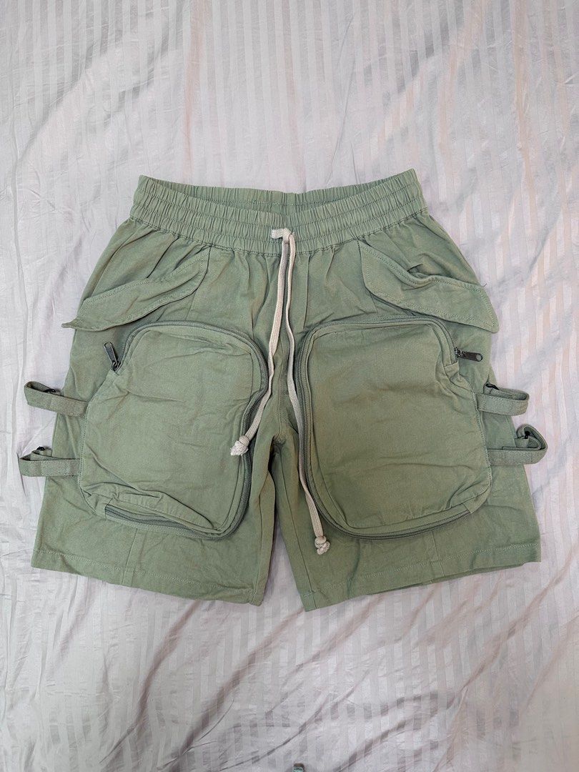 GRAILZ | Multi-Pocket Zipper Shell Shorts, Men's Fashion, Bottoms