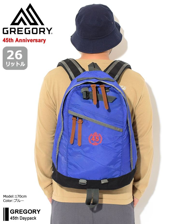 Gregory 45 週年紀念Day Pack 26L - 復古藍(Vintage Blue), 男裝, 袋