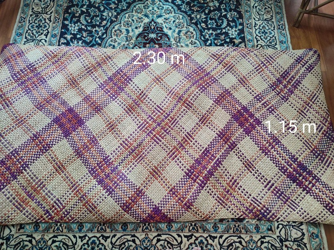 Handwoven straw mat, Furniture & Home Living, Home Decor, Carpets, Mats