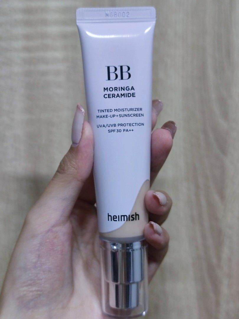 Heimish bb cream moringa ceramide 23C nude (Category: Makeup) located in Makati City. Submitted by declutteringyk (Listing ID 1245355543, Image 1). Description: original price 700+ used 2x max, still 95% full rfs: gifted to me, not my shade.