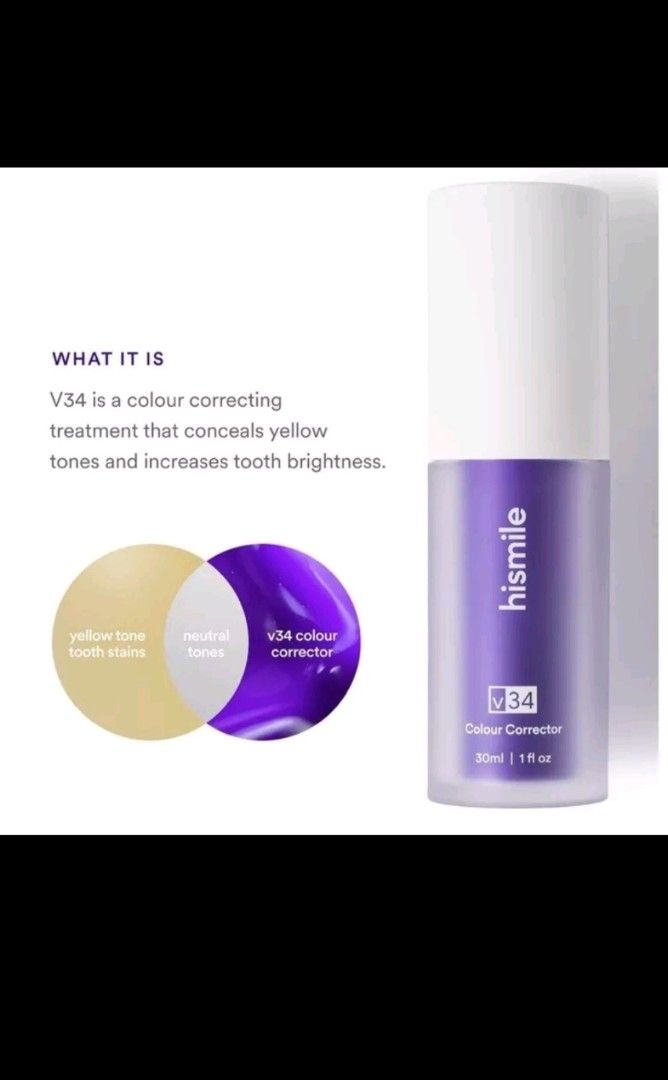 HiSmile V34 Colour Corrector Oral Care, Beauty & Personal Care, Oral