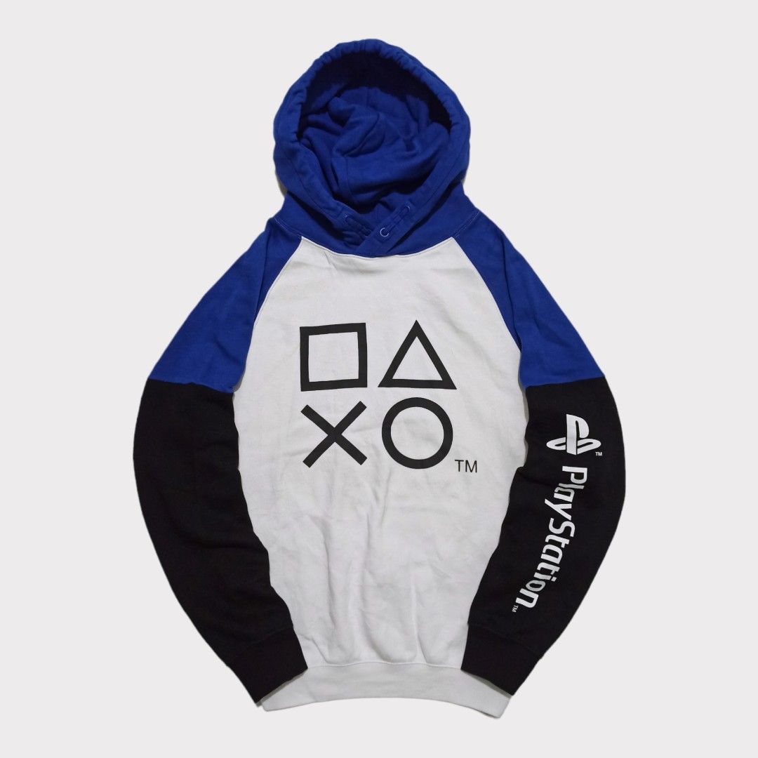 Hoodie H M x Playstation Fesyen Pria Pakaian Atasan di Carousell