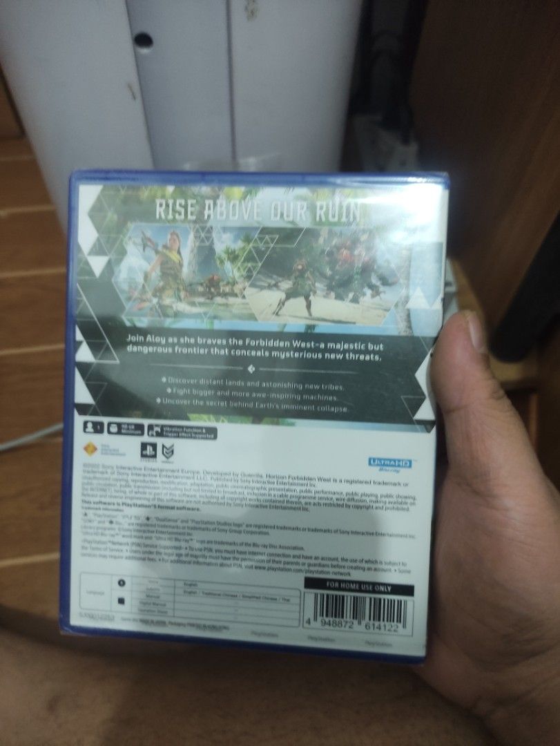 Horizon Forbidden West (Category: PlayStation) located in Maragondon. Submitted by nicx99 (Listing ID 1245409994, Image 2). Description: Brand New Sealed Free Shipping via J&T.