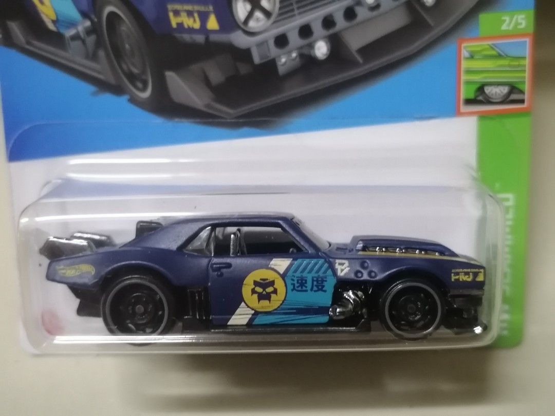  Hot Wheels Custom '68 Camaro, HW Slammed 2/5 [Blue