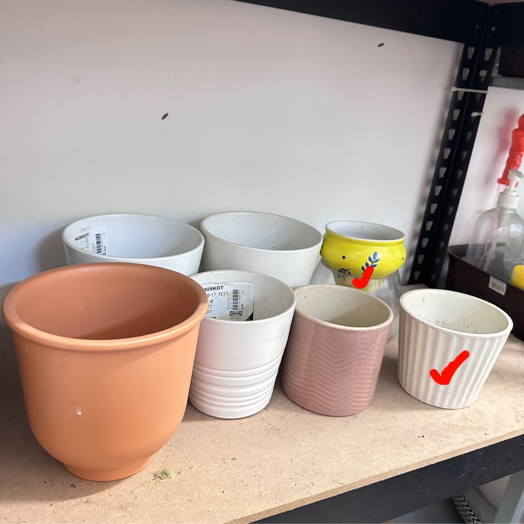 IKEA Plant Pots, Furniture & Home Living, Gardening, Pots & Planters on