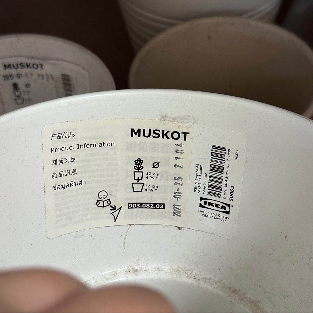 IKEA Plant Pots, Furniture & Home Living, Gardening, Pots & Planters on