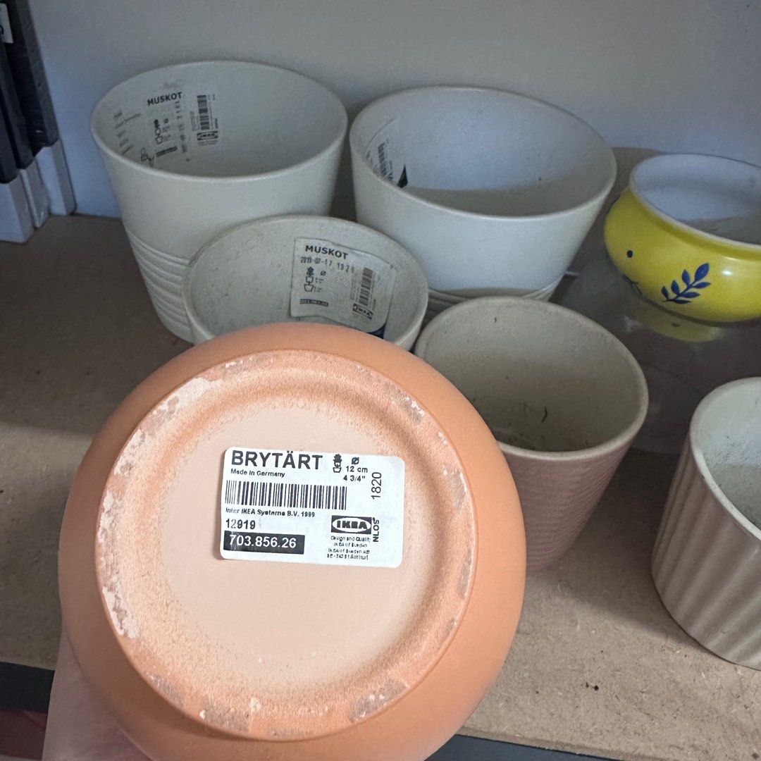 IKEA Plant Pots, Furniture & Home Living, Gardening, Pots & Planters on