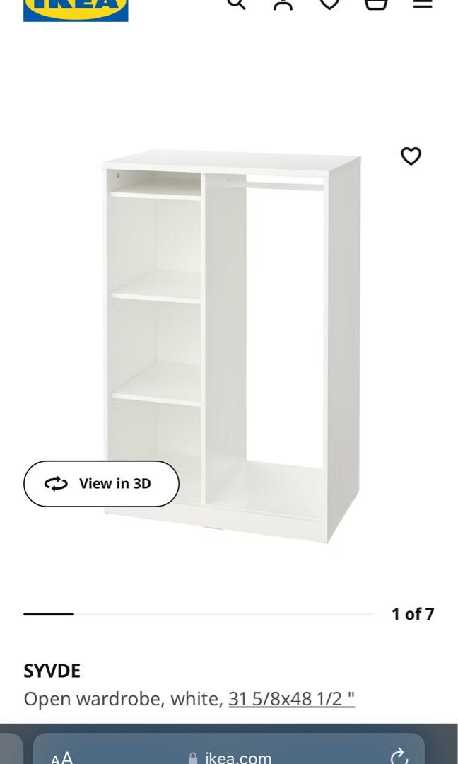 Ikea syvde shop wardrobe