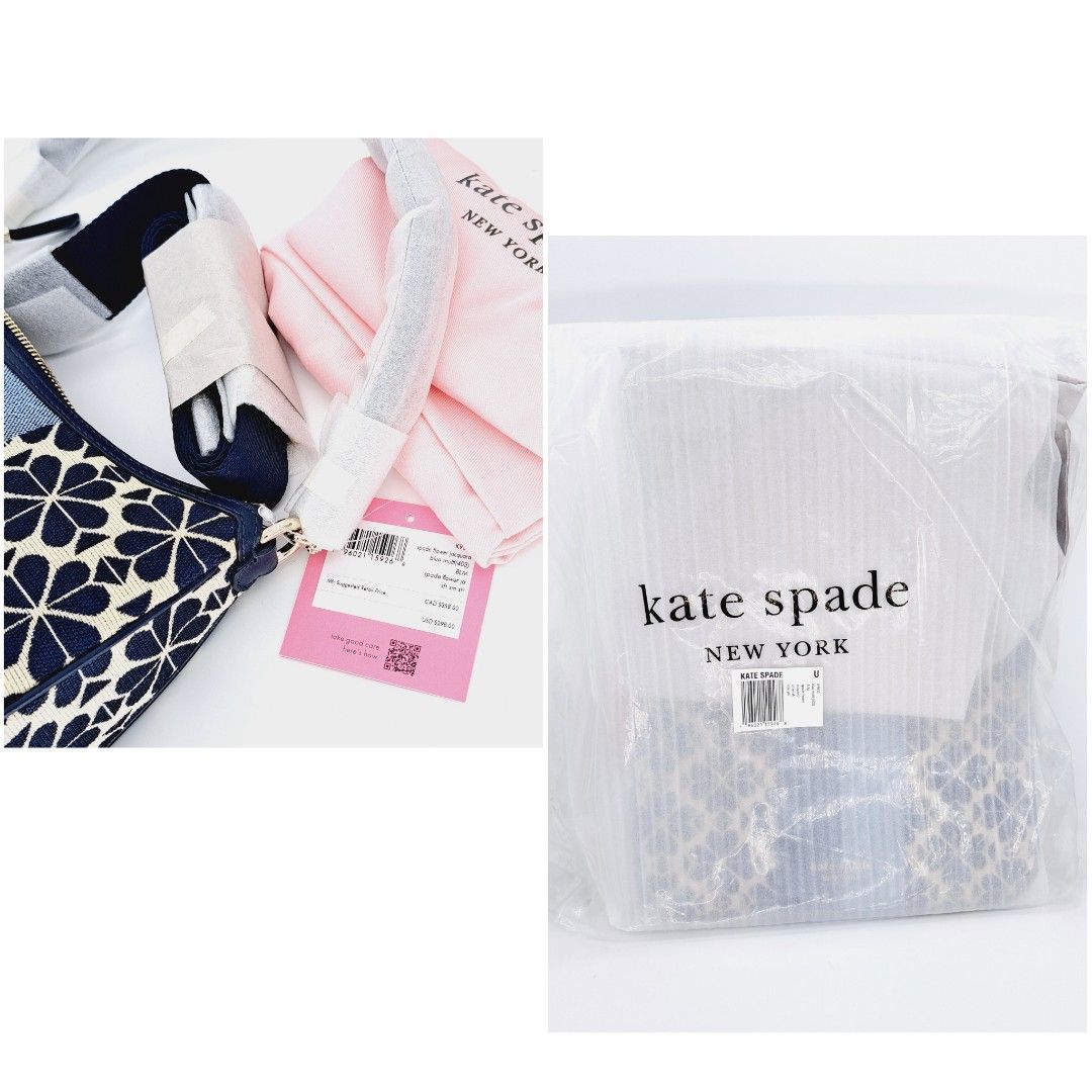 Kate Spade Spade Flower Jacquard Stripe Sam Small Convertible Shoulder –  Club de Mode