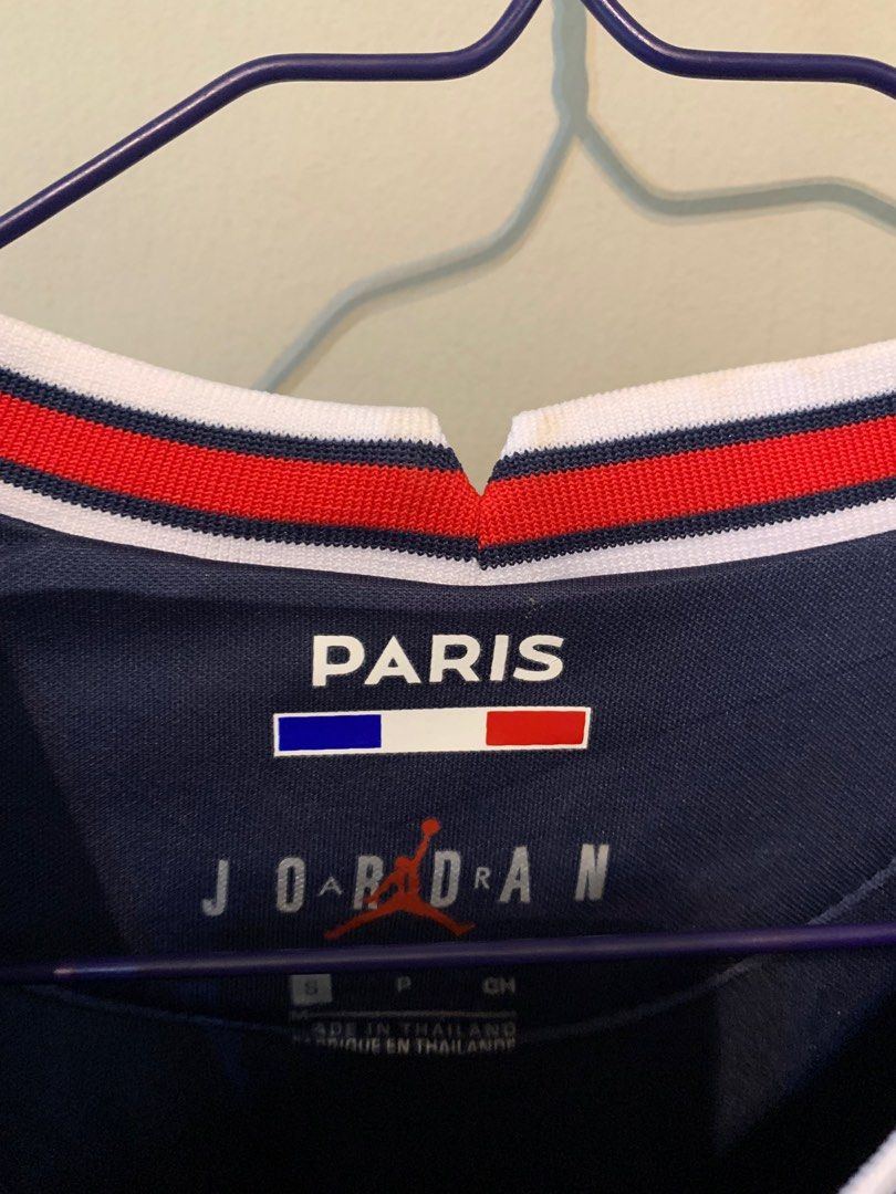 Jersey PSG Home 2021/2022 Jordan Paris SaintGermain Kylian Mbappe 7 Football Shirt Kit Ligue 1