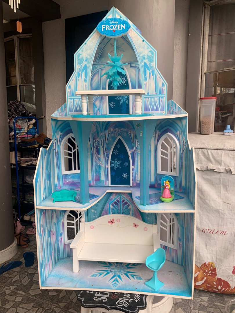 KidKraft Disney Frozen Ice Castle Doll House Hobbies Toys Toys