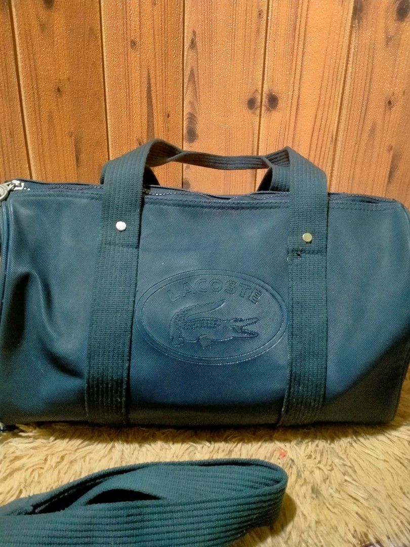 Lacoste duffle bag green top