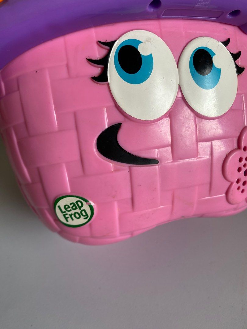 Leapfrog Pink & Purple Music Shapes and Colors Sharing Picnic Basket
