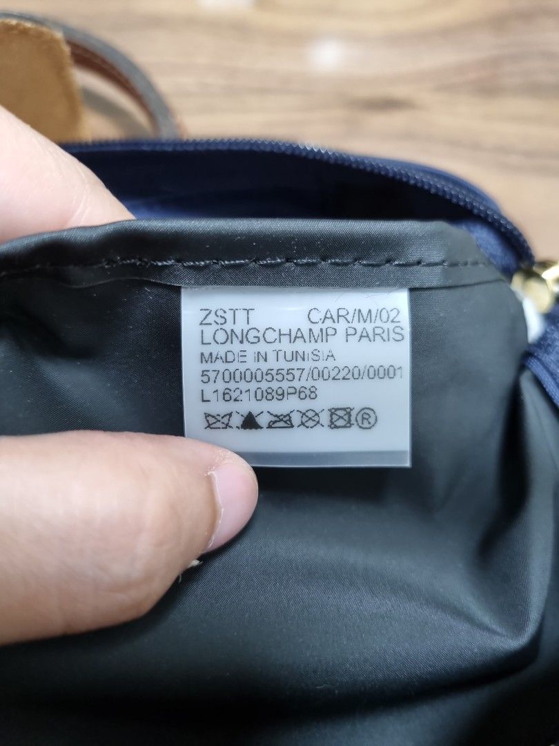 Le Pliage Original S Handbag Navy - Recycled canvas (L1621089P68