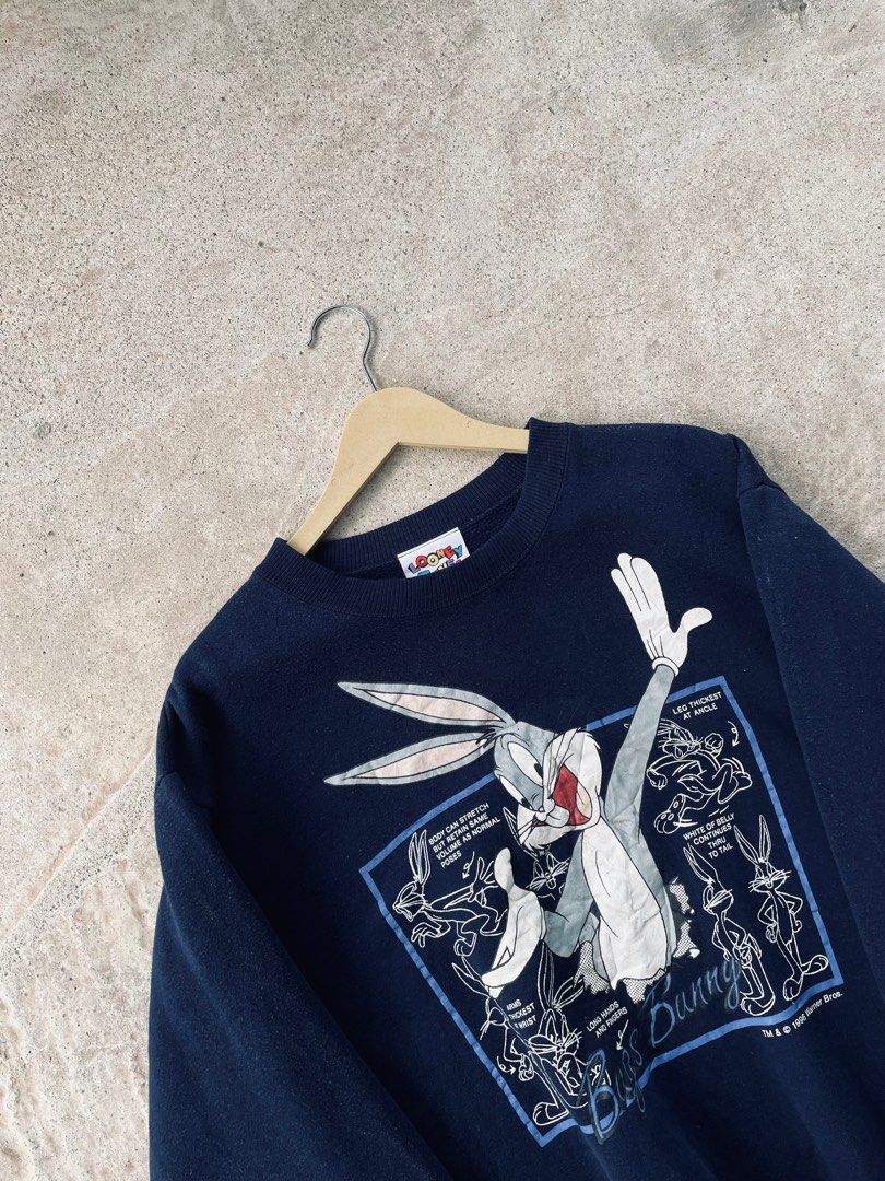 90sClothes on X: #vintagefashions Louis Vuitton Bugs Bunny Hoodie -->    / X