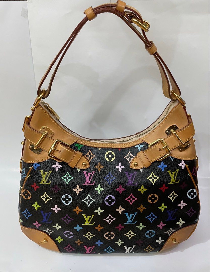 Louis Vuitton 2010 pre-owned monogram multicolour Greta handbag, Black