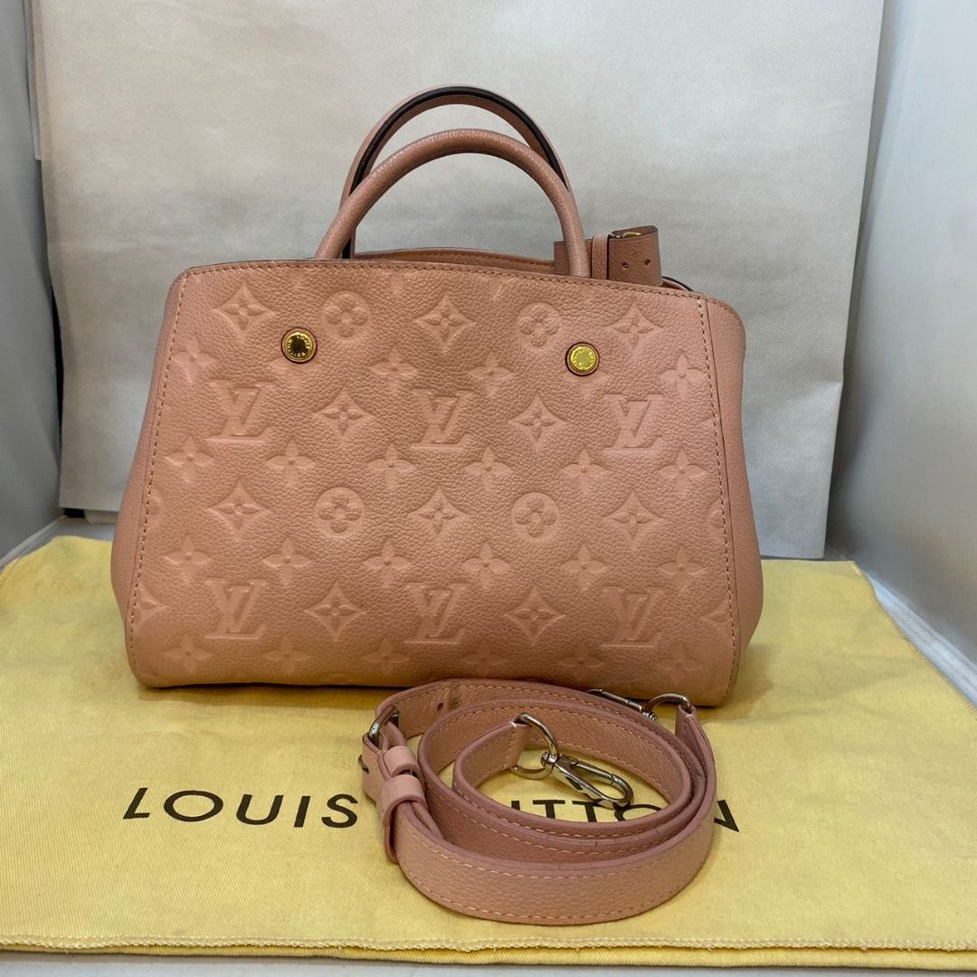 LOUIS VUITTON Handbag M44123 Montaigne BB Monogram unplant pink Women –