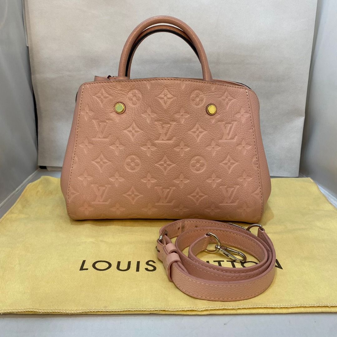 LOUIS VUITTON Handbag M44123 Montaigne BB Monogram unplant pink Women –