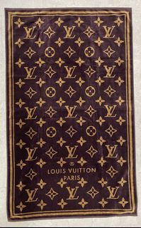 Shop Louis Vuitton Monogram classic beach towel (M72364) by