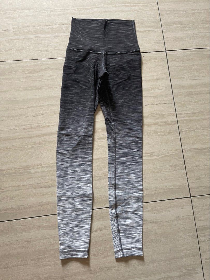 LULULEMON Wunder Under Hi Rise Tight sz 6 Ombre Melange Space dye