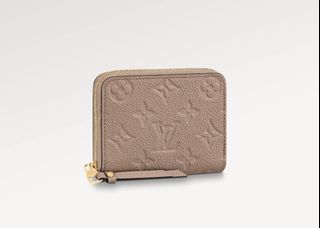 Louis Vuitton Zippy Wallet Brown Pink Damier Ebene Vivienne LV
