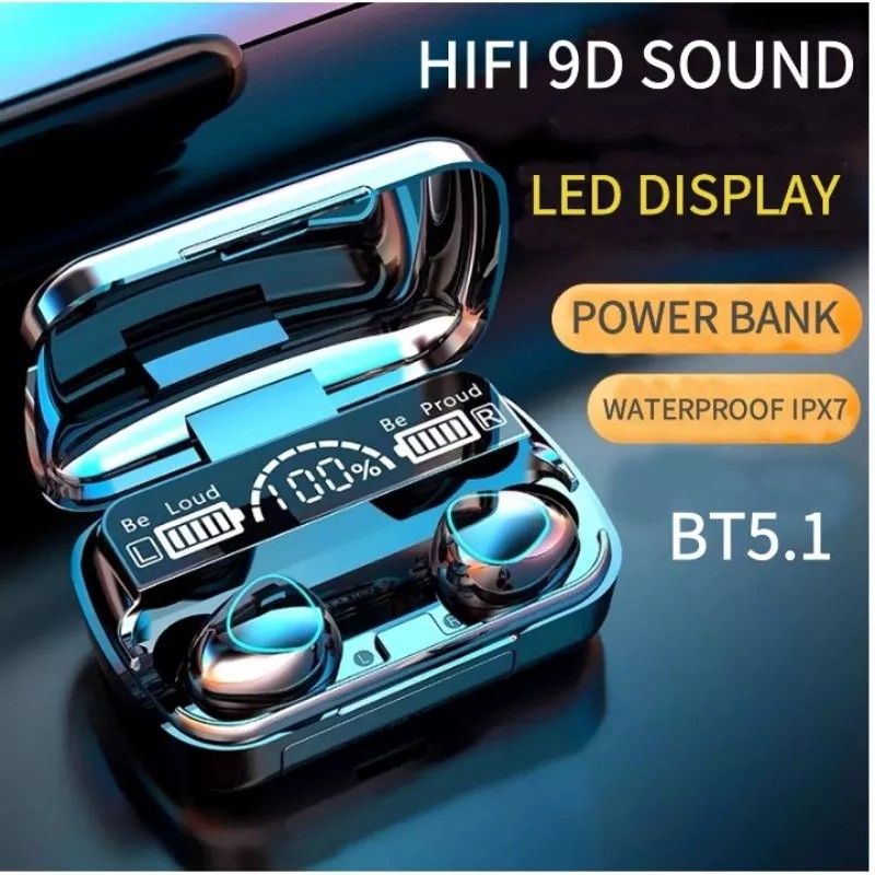 Tws bluetooth 5.0 wireless earphones with charging box and lcd battery hotsell display