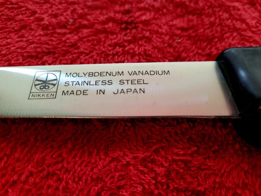 Made in Japan Nikken Molybdenum Vanadium Stainless Steel Black ABS ...