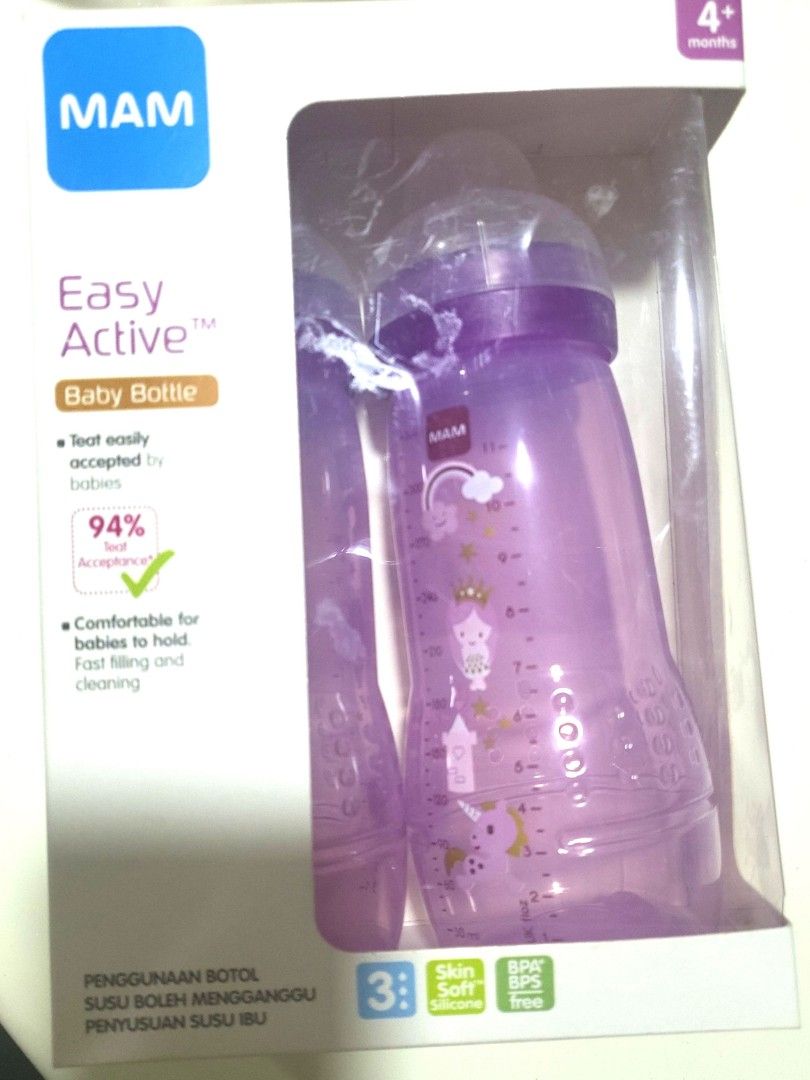 MAM bottles 2 x 330ml, Babies & Kids, Nursing & Feeding, Breastfeeding