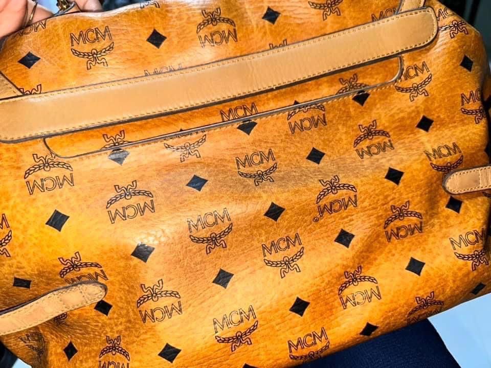 Mcm discount diaper bag