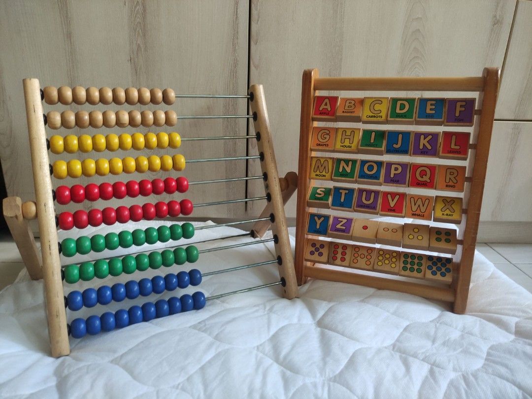 Melissa & Doug ABC Flipchart & IKEA Abacus, Hobbies & Toys, Toys