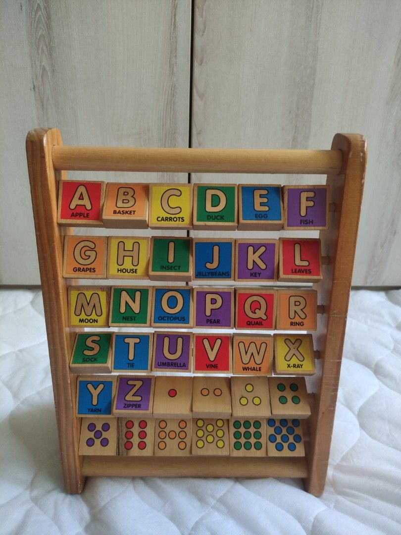 Melissa & Doug ABC Flipchart & IKEA Abacus, Hobbies & Toys, Toys