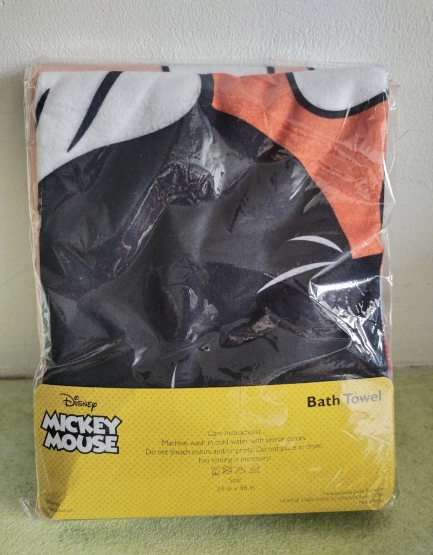 Mickey Mouse Bath Towel on Carousell