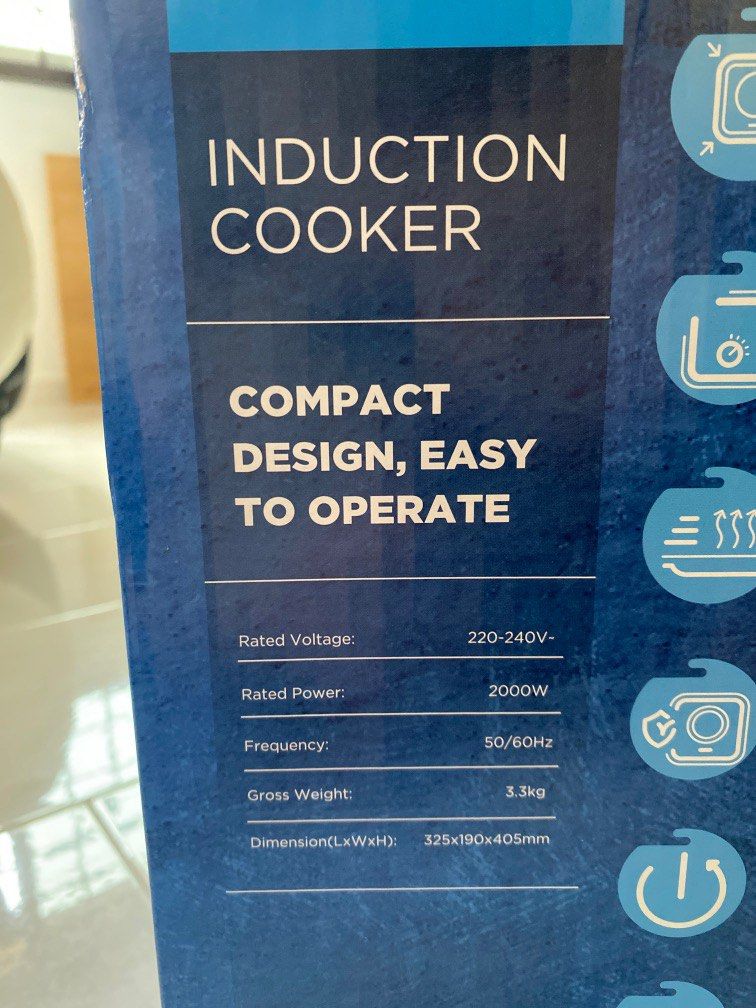 Midea Induction Cooker MIC2233, TV & Home Appliances, Kitchen