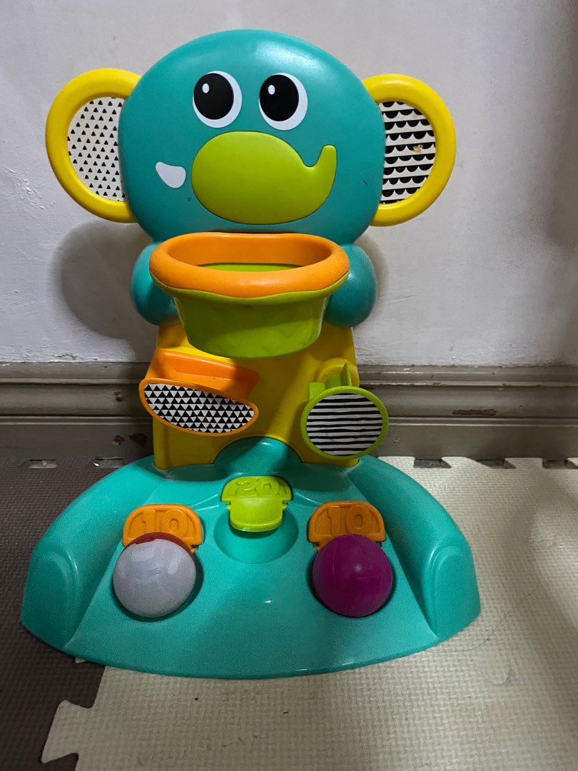 Mini basketball toy for babies on Carousell