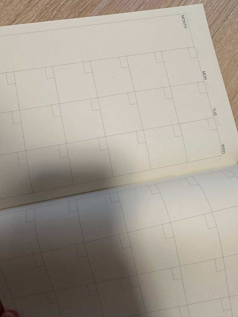 MUJI schedule book, 興趣及遊戲, 手作＆自家設計, 文具 Carousell