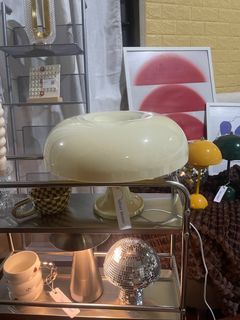Mushroom cream tricolor usb lamp