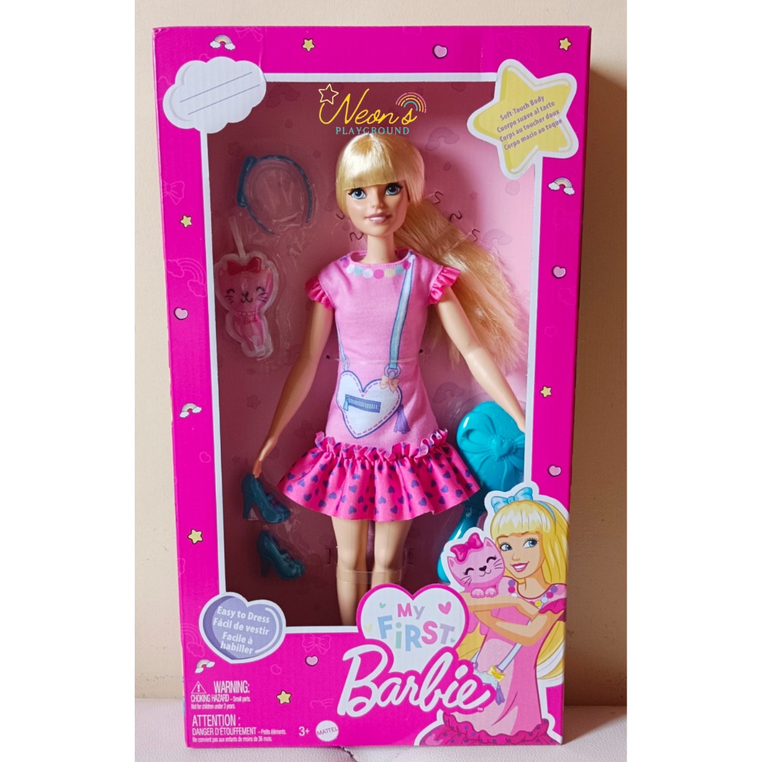 新品超激得My First Barbie 1986年 未開封 クリアファイル