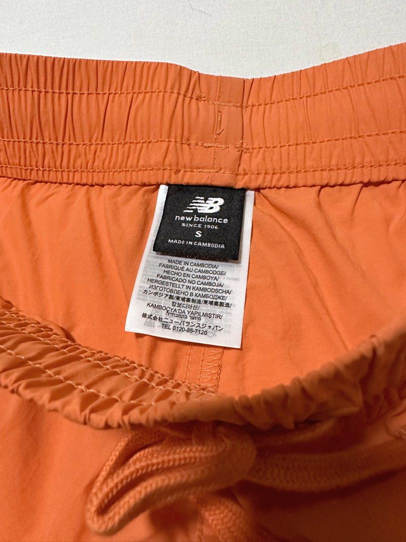 New Balance Orange cargo shorts, Men's Fashion, Bottoms, Shorts on ...