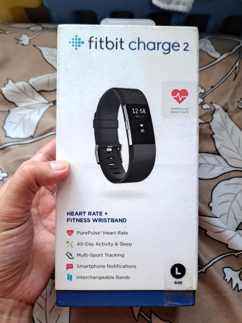 Fitbit Charge2 フィットネストラッカー Teal Lサイズ FB407STEL-JPN