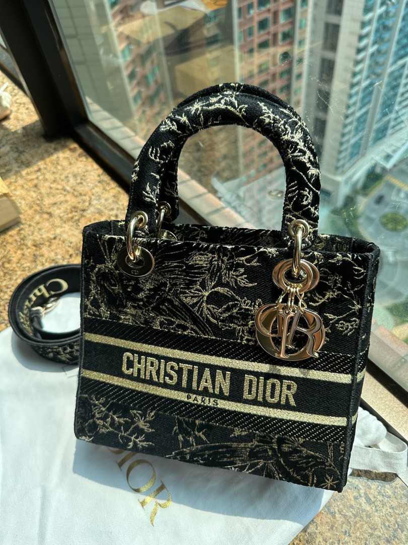NEW Full Set & Receipt Lady Dior Medium bag, 名牌, 手袋及銀包 Carousell