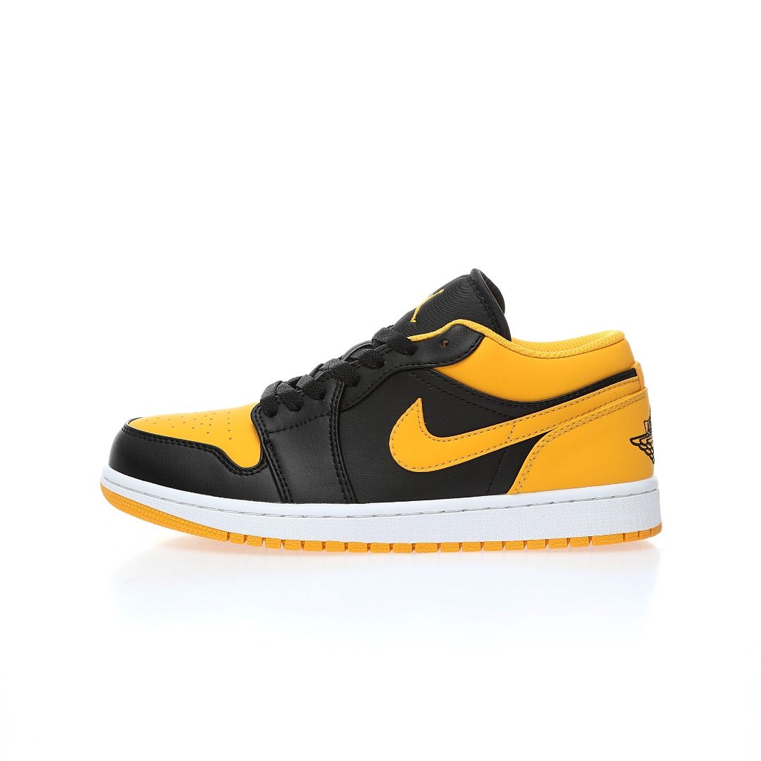 Nike air jordan shop 1 yellow black
