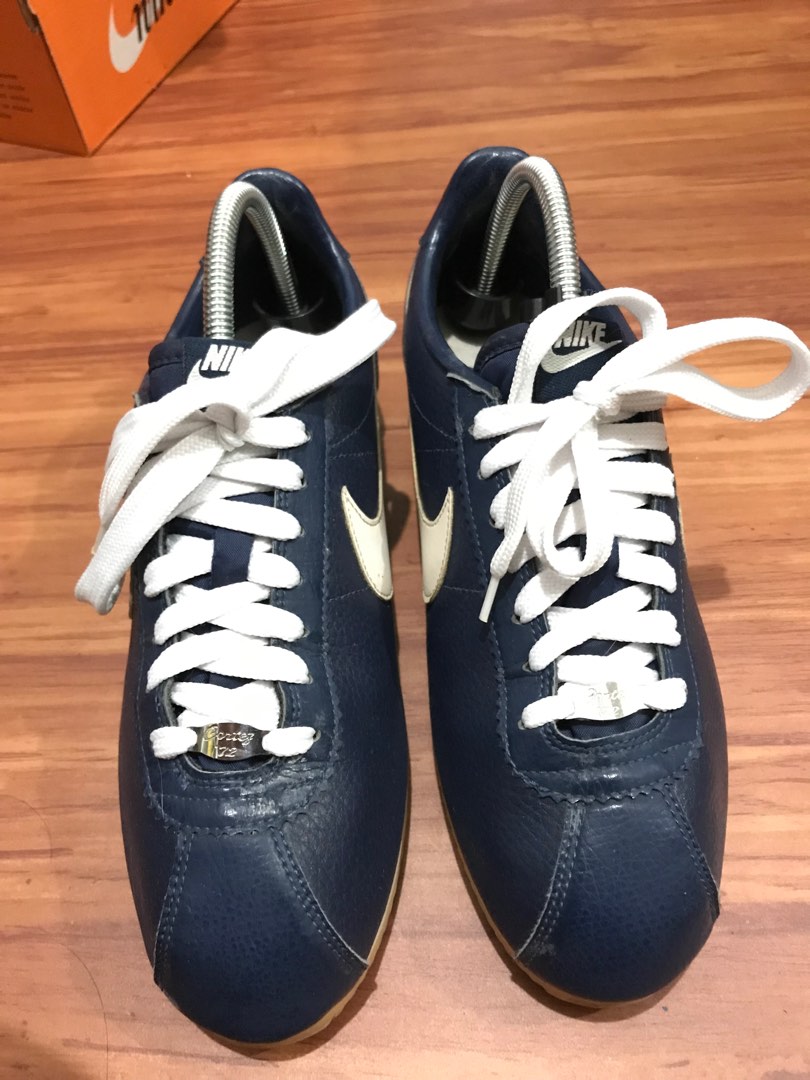 Nike Cortez Navy Blue on Carousell