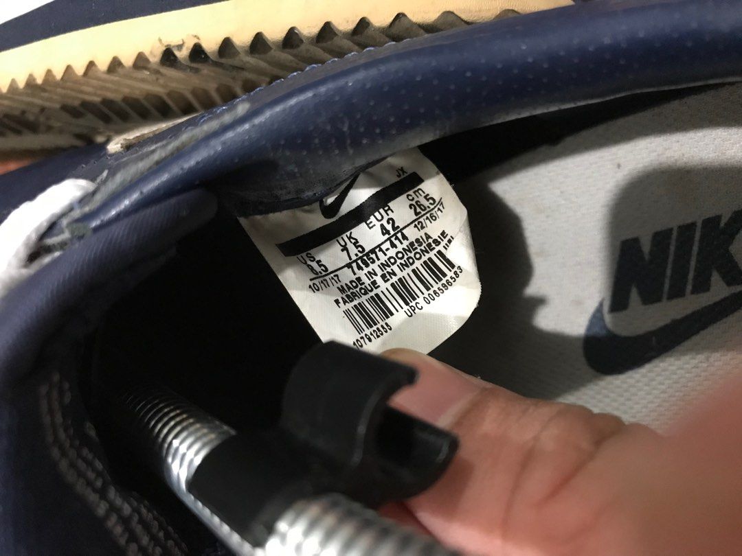 mens nike cortez navy blue