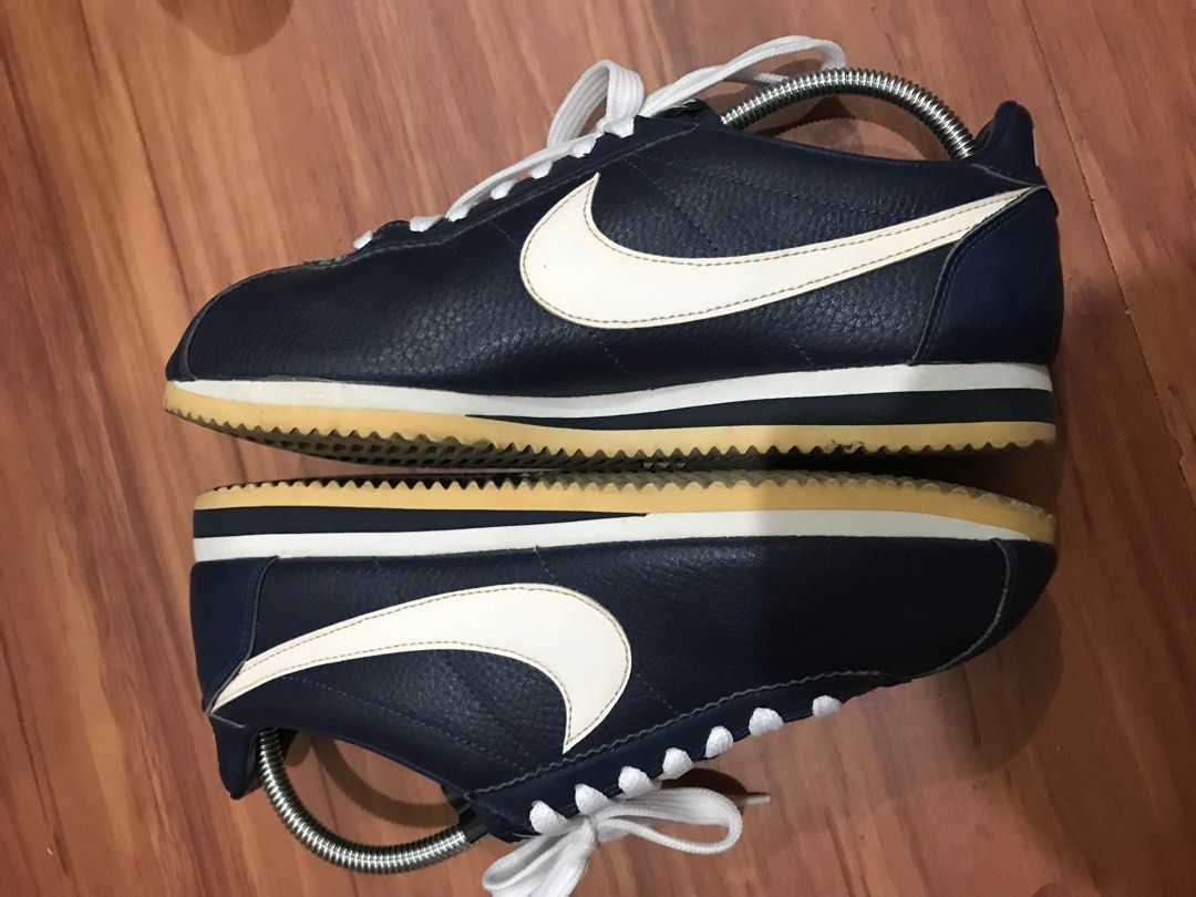 mens nike cortez navy blue