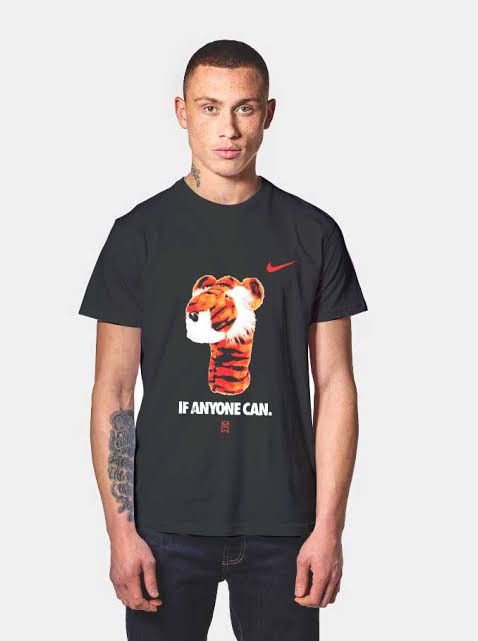 Nike tiger woods if anyone can shirt on sale