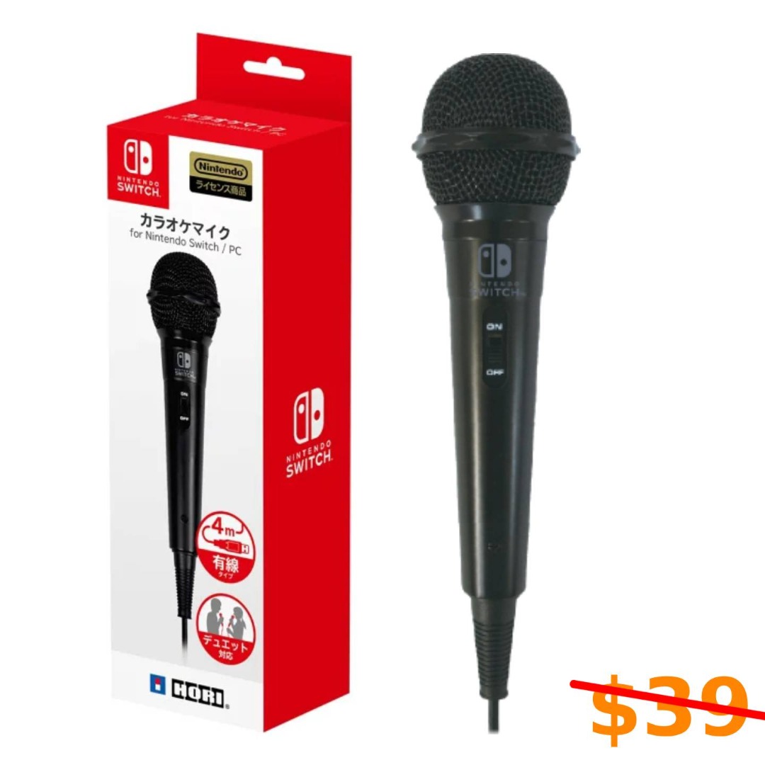 Hori NSW-088 Karaoke Microphone for Nintendo Switch 29071 JAPAN IMPORT