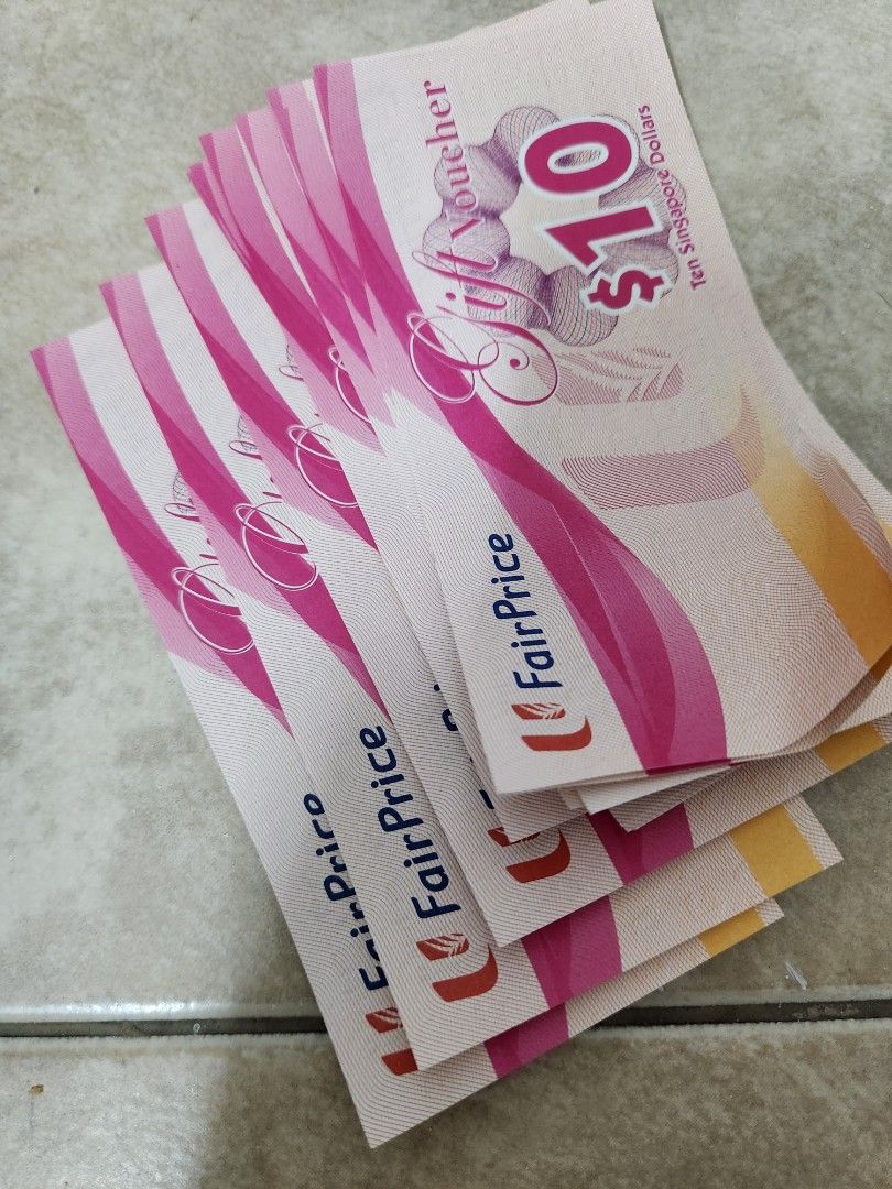 (7 OFF) NTUC Vouchers 10 x14pcs validity till MAY 2025, Tickets