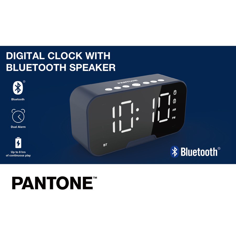 Pantone Bluetooth Speaker + Alarm, 音響器材, Soundbar、揚聲器、藍牙喇叭、耳擴 Carousell