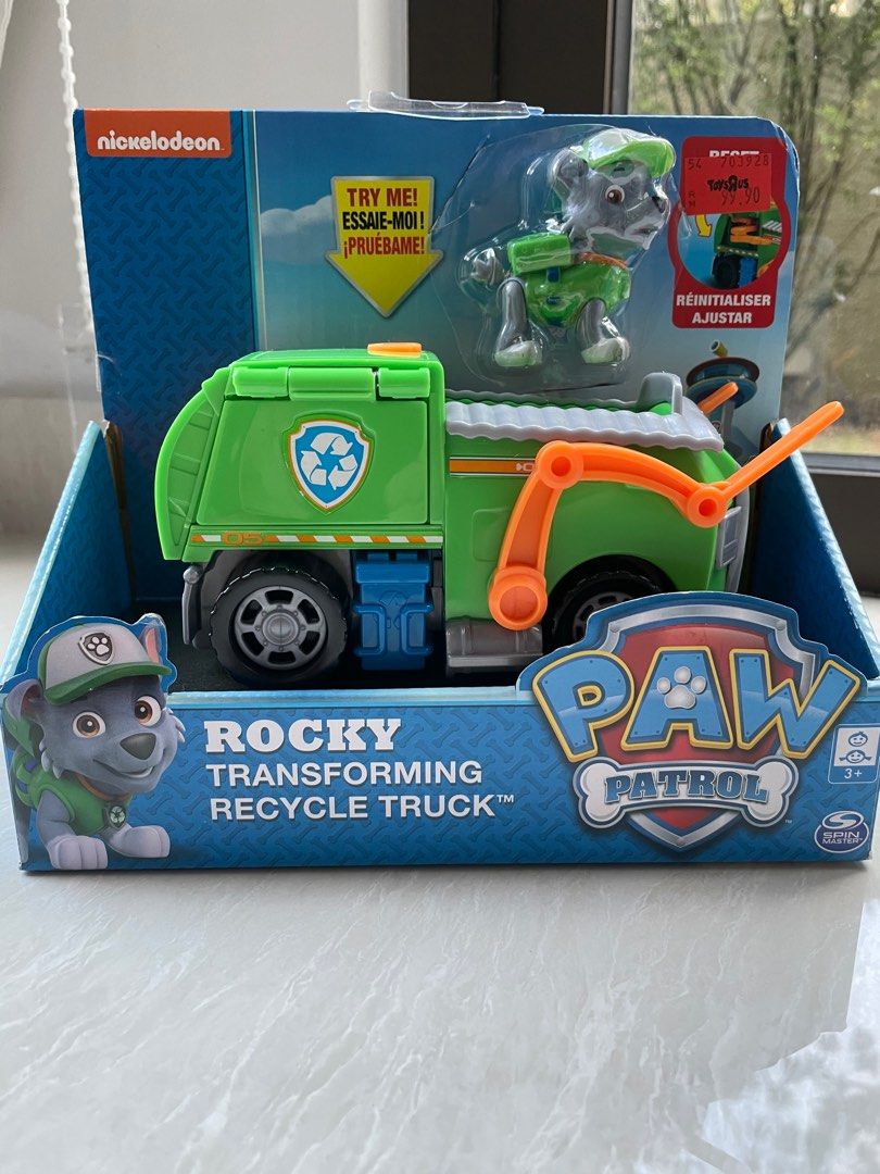 Rocky transforming recycle truck outlet